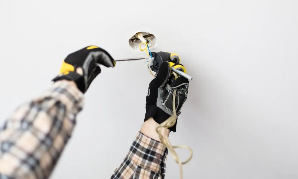 Verlichting aansluiten